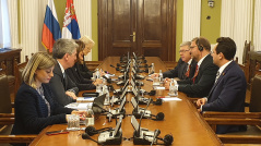 9 May 2019 The National Assembly Speaker with the representatives of the Russian Federation Council 